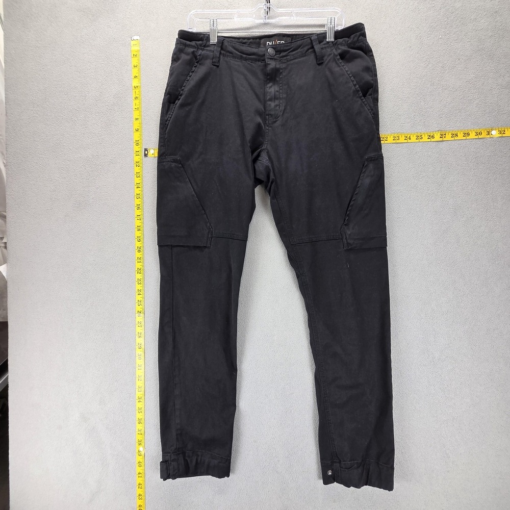 DU/ER Pants Mens 32x30 Black Live Free Adventure Jogger Outdoor Adjustable Cuff